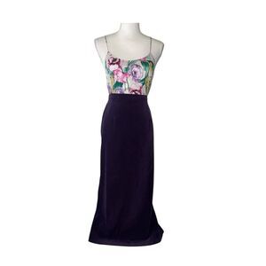 Women’s Whimsy Dark Purple Maxi Skirt SMALL